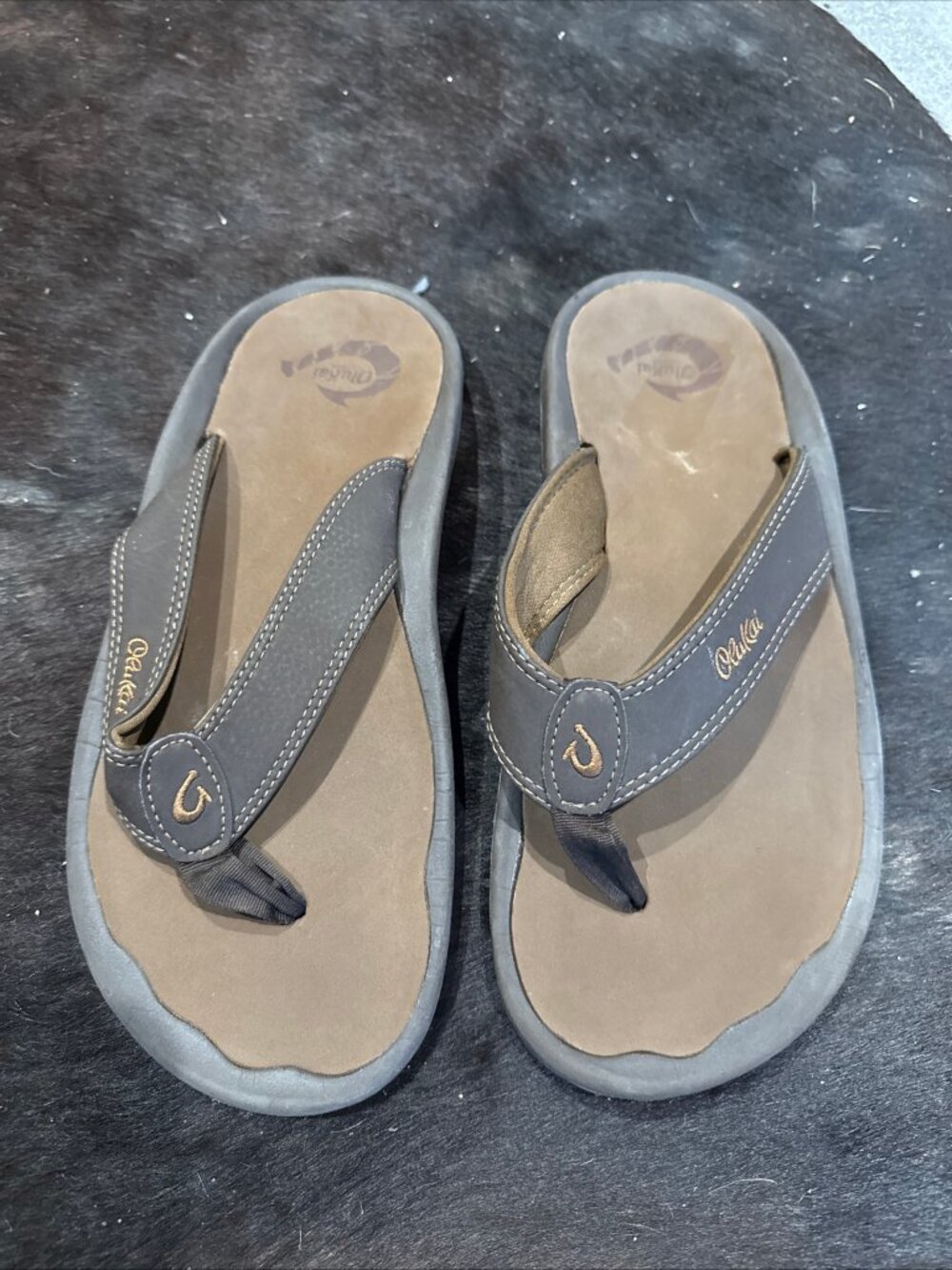 Olukai Men's Sandal Ohana - Dark Java Size 10